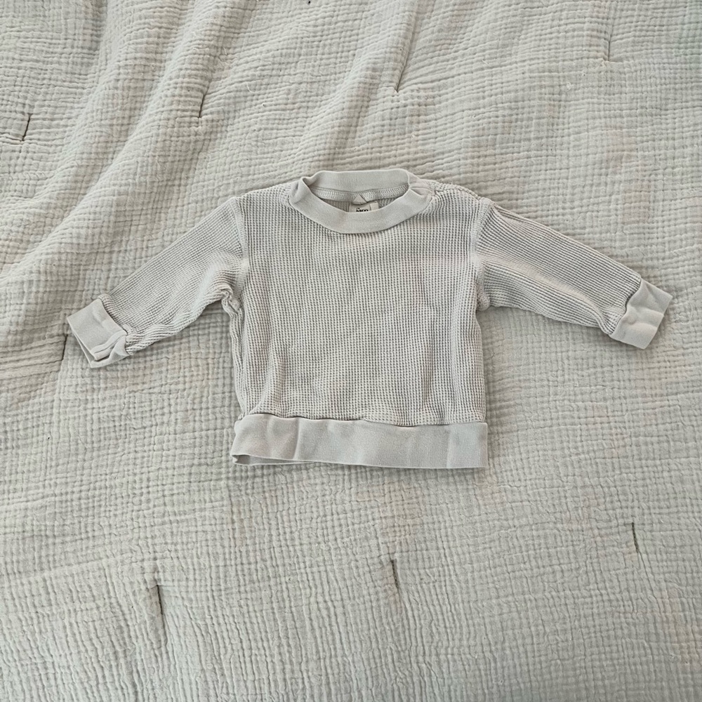 Nico Nico Baby Waffle Knit Thermal Shirt